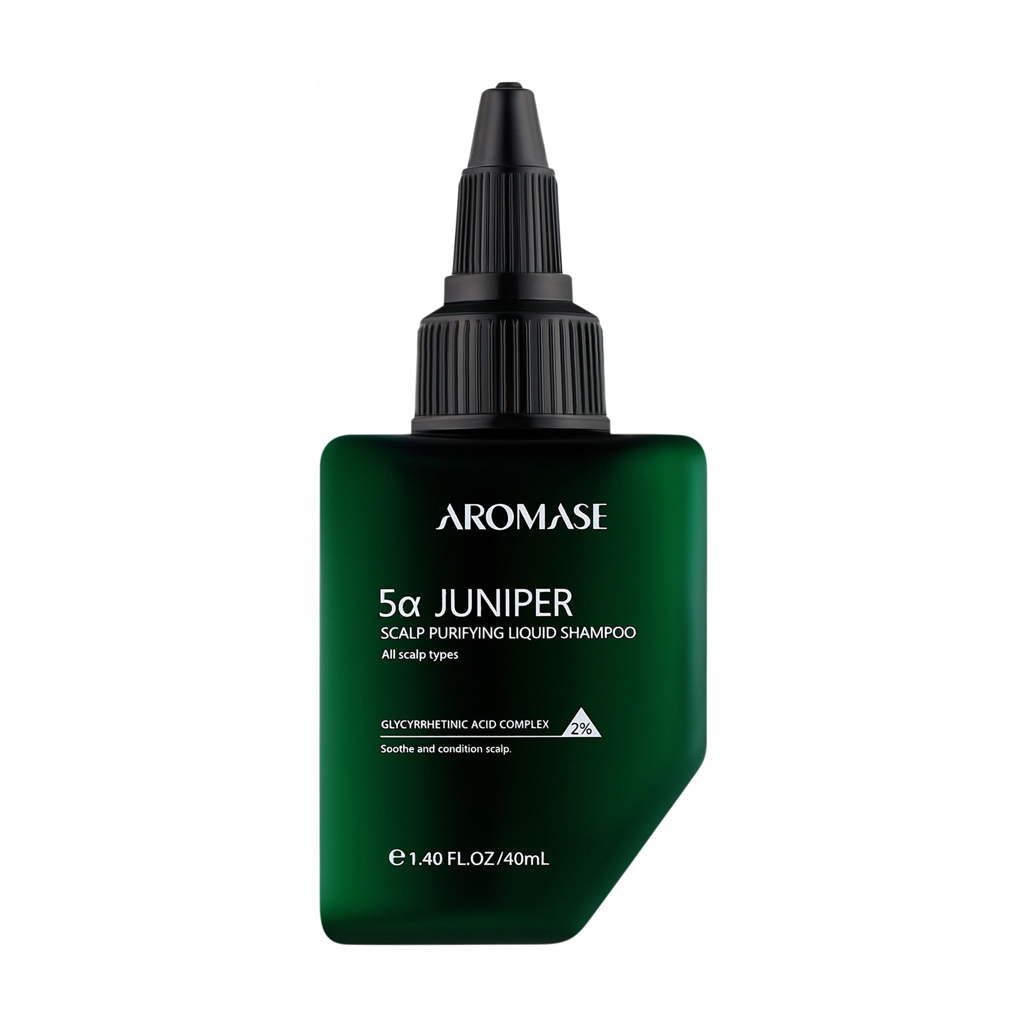 Рідкий пре-шампунь для шкіри голови Aromase 5α Juniper Scalp Purifying Liquid Shampoo, 40 мл